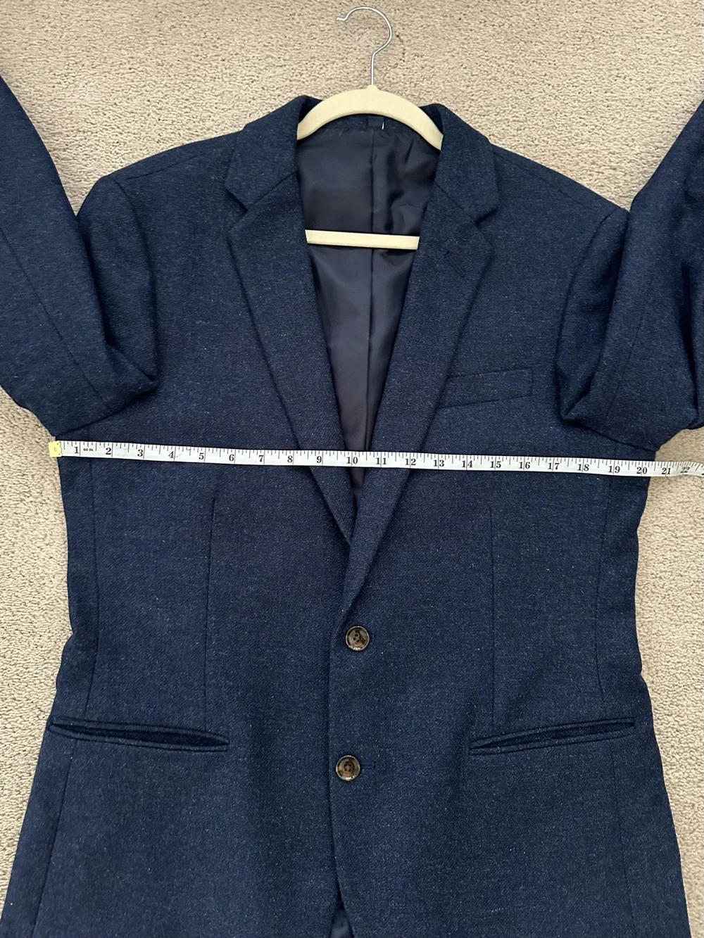 J. Crew Wool Thompson Blazer in Navy Blue - Fall / Office / Tailored